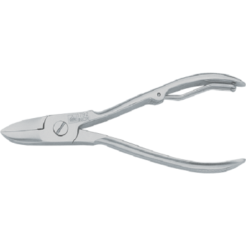 Nagelzange, professional, rostfrei - karierte Schenkel, Drahtfeder, basic