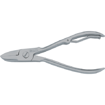 Nagelzange, professional, rostfrei - karierte Schenkel, Drahtfeder, basic