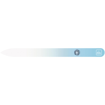 Glasfeile 14 cm / Köcher Blau