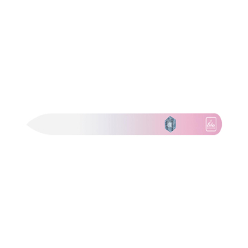 Glasfeile 14 cm / Köcher Rosa