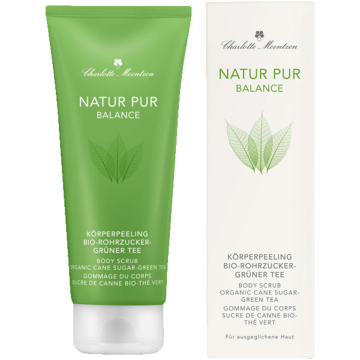 Natur Pur Balance Körperpeeling Bio-Rohrzucker-Grüner Tee