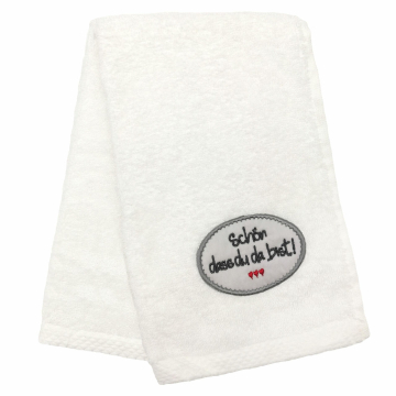 Handtuch "Schön, dass du da bist"