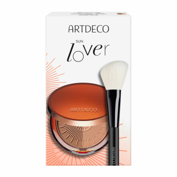 Bronzing Powder Set = Bronzing Compact Powder 10 g + Blusher Brush