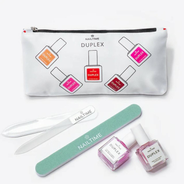 Nail Restoring Set = D.Cuticle Oil 8 ml + D.Nail Grow Serum 8 ml + Crystal File + High Shiner + Kosmetiktasche