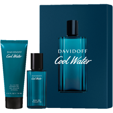 Cool Water Set  E.d.T. Nat. Spray 40 ml + Shower Gel 75 ml