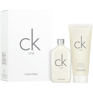 CK One Set =  E.d.T. Nat. Spray 50 ml + Body Wash 100 ml