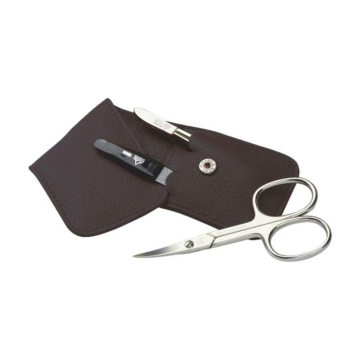 Erbe-Manicure Taschenetui braun
