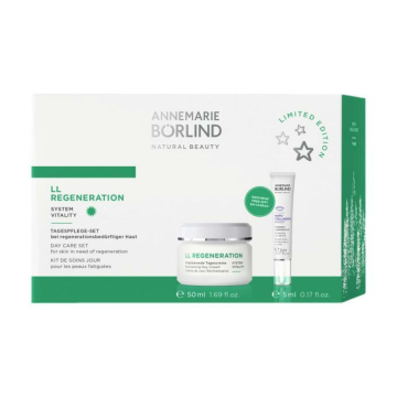 LL Regeneration Tagespflege Set = Vitalisierende Tagescreme 50 ml + Natucollagen Boost Lippenserum 5 ml