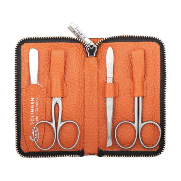 Inox Reißverschluß-Etui Orange