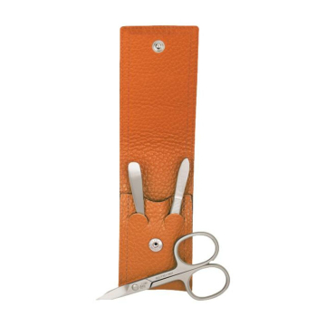 Inox Druckknopf-Etui Orange