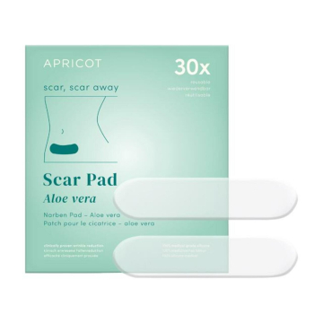 Narben Pads Aloe Vera  "scar scar away" aus medizinischem Silikon - 30 x wiederverwendbar