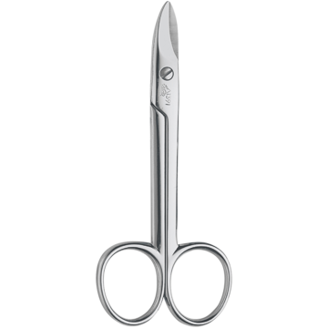 Fuß-Nagelschere, kurze Schneide, extra lange Griffe, Mikro-Zahnung