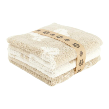 Seifenlappen We love Dogs Bundle beige 30x30