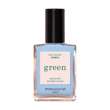 Green Nail Color Bubble