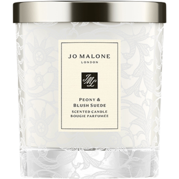 Peony & Blush Suede Home Candle