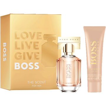 The Scent For Her Set  E.d.P. Nat. Spray 30 ml + Body Lotion 50 ml