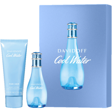 Cool Water Woman Set  E.d.T. Nat. Spray 30 ml + Body Lotion 75 ml