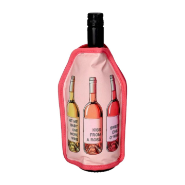 Froid Kühlmanschette Weinflasche rosa