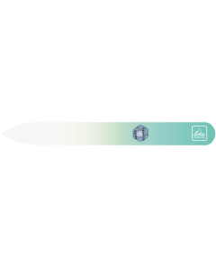Glasfeile 9 cm / Köcher Grün