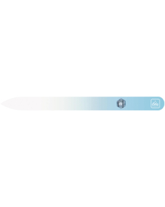 Glasfeile 14 cm / Köcher Blau