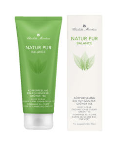Natur Pur Balance Körperpeeling Bio-Rohrzucker-Grüner Tee