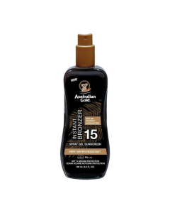 SPF 15 Spray Gel Sunscreen with Instant Bronzer