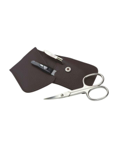 Erbe-Manicure Taschenetui braun