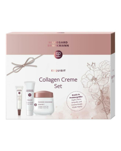 Exquisit Geschenk Set = Exquisit Collagen Creme Tag 50 ml + Professional Plus Crème Rosée Vitale 15 ml + Exquisit Hydro Aktiv Ampullen 5 ml