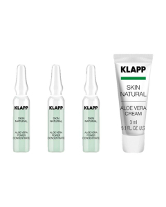 Skin Natural Power Set = 3 x Power Concentrate 2 ml + Aloe Vera Cream 3 ml