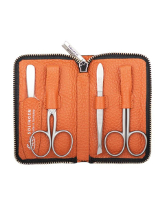 Inox Reißverschluß-Etui Orange