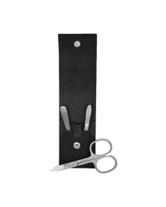 Inox Druckknopf-Etui Schwarz
