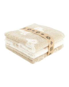 Seifenlappen We love Dogs Bundle beige 30x30