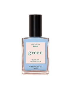Green Nail Color Bubble
