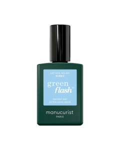 Green Flash Nail Color Bubble