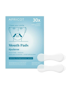 Mouth Pads Hyaluron "I love your smile" aus medizinischem Silikon - 30 x wiederverwendbar