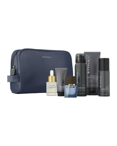 Homme Large Gift Set 2025=Travel Roi d’Orien 15 ml, Shower foam 50ml,24h Anti-Perspirant Spray 50ml,Hyaluronic Acid Natural Booster 20 ml,Hydrating Fa