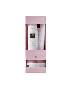 The Ritual of Sakura Try Me Set = Shower 50 ml + Scrub 125 g + Cream 70 ml