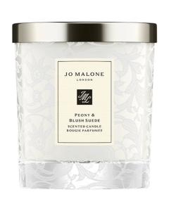 Peony & Blush Suede Home Candle