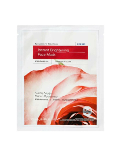 Apothecary Wild Rose Tuch-Maske für strahlende Haut mit Sofort-Effekt