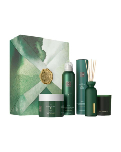 The Ritual of Jing - Large Gift Set = Body Cream 200 ml + Foaming Shower Gel 200 ml + Mini Fragrance Sticks 70 ml + Scented Candle 140 g