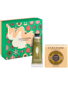 Verbene Mini-Geschenkset Xmas 23 = Verbene Handcreme 30 ml + Shea Verbene Seife 50 g