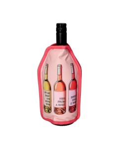 Froid Kühlmanschette Weinflasche rosa