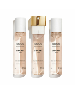Coco Mademoiselle Refill Purse Spray EDP Set 3x7 ml