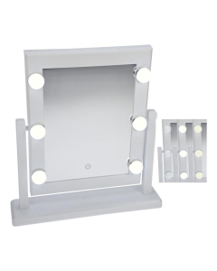 Stellspiegel, mit 6 LEDs